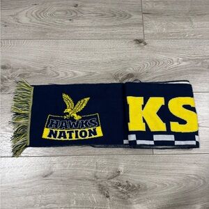 Hawks Nation Scarf with Fringe